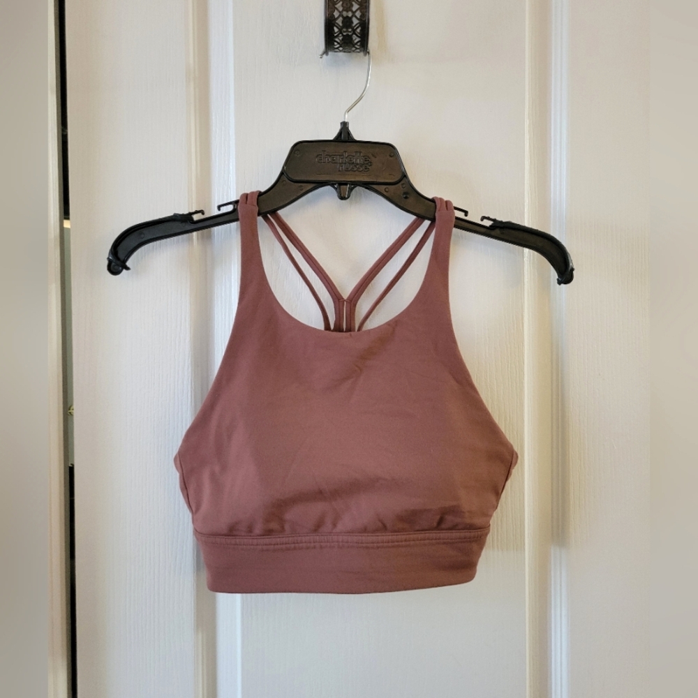 Lululemon X SoulCycle Ride & Reflect Strappy Back Halter High Neck Sports Bra 6